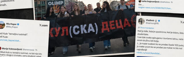 Опозиција поручила студентско-блокадерској листи: Не продајте више поштење, данас сте показали ко сте