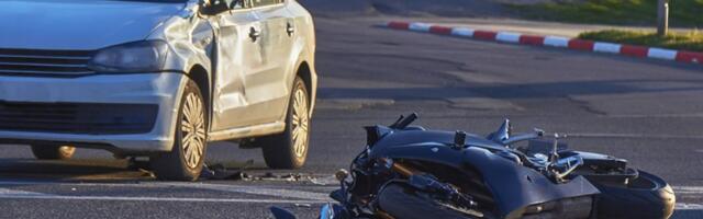 Oboren motociklista u Dunavskoj ulici