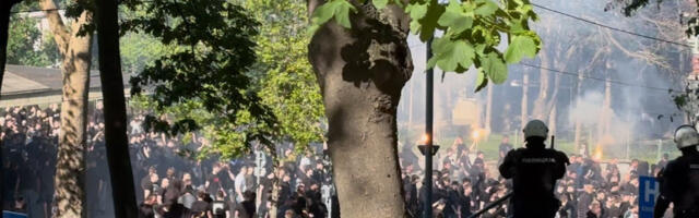 Navijači Partizana krenuli ka "Marakani"! Evo šta pevaju (VIDEO)