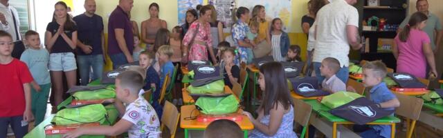 Svečani prijem prvaka u  „Prvoj osnovnoj školi  Kralja Petra II“