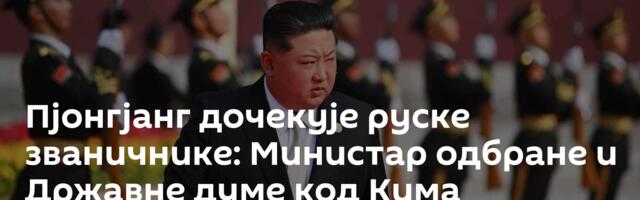Пјонгјанг дочекује руске званичнике: Министар одбране и Државне думе код Кима