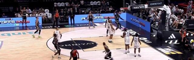 Partizan uhvatio zalet, Fernando silovito zakucao