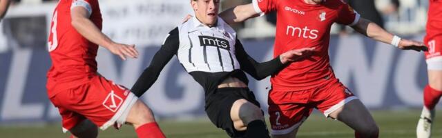 UŽIVO: Napredak – Partizan 0:0, crno-beli bez Vujačića i Meniga