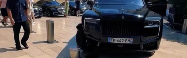 Ovo je bolelo, paprena greška u Monaku: Uništen Rols-Rojs od 500.000 evra! Automobil koji u Americi vozi Nikola Jokić ostao u lokvi ulja ispred kockarnice! /VIDEO/