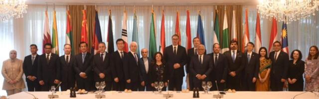"Sa našim prijateljima!" Vučić nastavlja diplomatsku borbu, sastao se sa ambasadorima azijskih zemalja (FOTO)