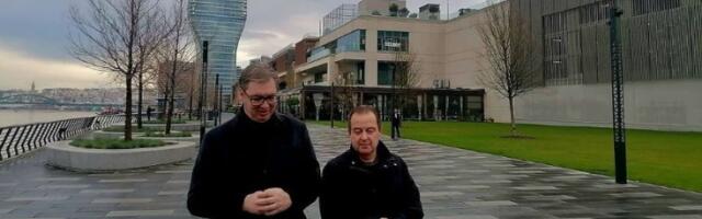 "Čudno, nije mnogo kasnio": Sastali se Vučić i Dačić (FOTO)