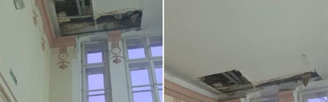 Pao deo plafona u Gradskoj kući u Prokuplju (FOTO)