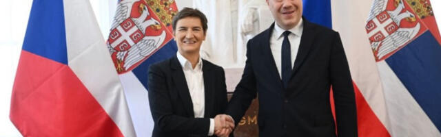 Брнабићева у Прагу са Окамуром: Србија и Чешка потврдиле пријатељске односе