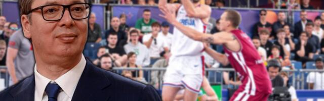 "SRBIJA JE PONOSNA" Predsednik Vučić se oglasio - čestitao basketašima osvojenu medalju (FOTO)