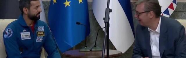 Astronaut iz UAE stigao u Beograd! Aleksandar Vučić ugostio Al Nejadija u Predsedništvu