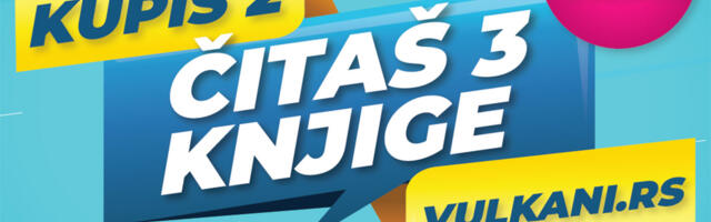 Kupiš 2, čitaš 3 knjige Vulkan izdavaštva samo na sajtu vulkani.rs