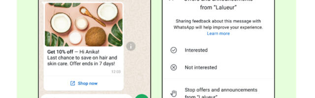 WhatsApp: odjava neželjene pošte