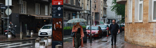 Smračilo se nebo iznad Beograda: Lije kiša, evo do kada će padati