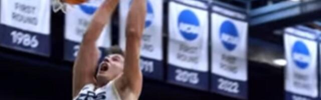 Srbin zakucavanjem oduševio Amerikance na koledžu: Ognjen se istakao, slavili Filip, Milan, Mihailo, Andrej...