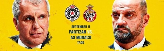 Partizan na turniru u Istanbulu, prvi rival Monako