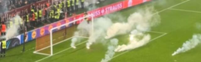 Navijači bakljama i petardama gađali igrače, neprijatne scene u Francuskoj posle meča Zvezda - Lil!