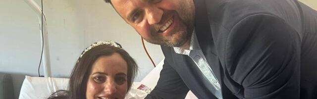 Mlada u bolničkom krevetu na dan venčanja: Valentinu nije sprečila ni braunila u ruci da se uda za Miroslava