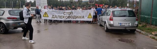 Protesti u naselju Brzi Brod zbog gradnje dalekovoda