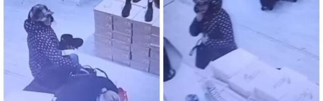 SRAMNA PLJAČKA Prišunjala se ženi sa detetom u prodavnici i UKRALA novčanik - kamere sve snimile (VIDEO)