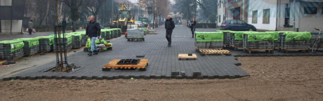 Pri kraju uređenje dela trotoara u ulici Pana Đukića