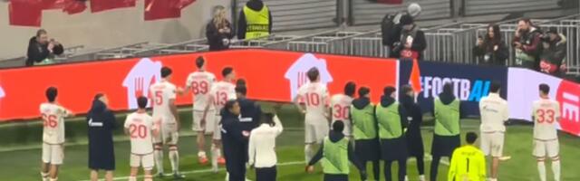 Pogledajte slavlje navijača i igrača Zvezde: Delije pominjale i Partizan i Grobare