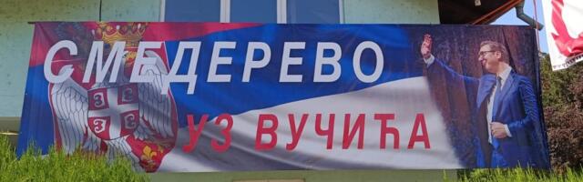 Ujedinjena Srbija pobeđuje: Veliki skup u okolini Smedereva uz snažnu podršku predsedniku Aleksandru Vučiću