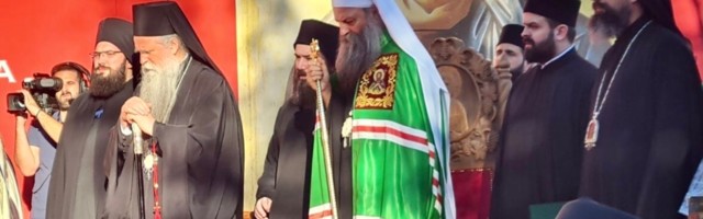 Patrijarh SPC stigao u manastir Đurđevi stupovi u Beranama