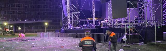 JKP Šumadija očistila sve javne površine nakon koncerta ispred Skupštine grada