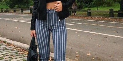 Jesenji stajling uz senzualne prugaste pantalone