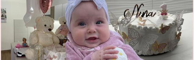 Srce puca! Beba Nina dobila visoku temperaturu pa umrla, a sada bi napunila godinu dana: Mama joj spremila tortu i balone - "Srećan ti prvi nebeski rođendan!"