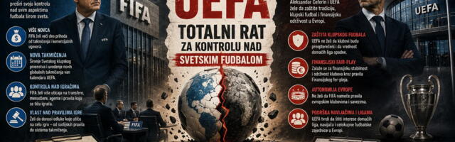 ZAŠTO SU FIFA I UEFA U RATU? Sve je počelo zbog jedne odluke - prešli su crveni liniju s potezom koji nije smeo da se dogodi!