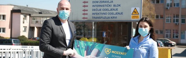Mozzart donirao više od milion dinara Opštoj bolnici u Novom Pazaru