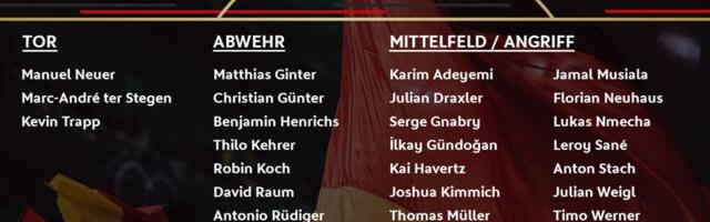 Nemci sa dvojicom debitanata, iz Bundeslige 16 igrača