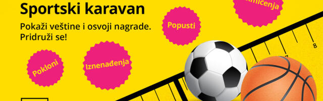 Sportski karavan pun igre, nagrada i porodične zabave stiže u STOP SHOP Leskovac!