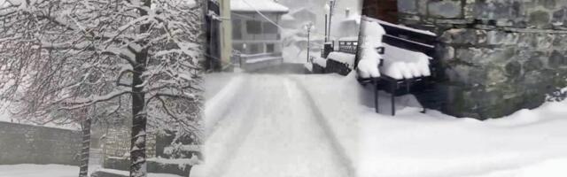 Haos u Grčkoj! Polarna zima okovala omiljena letovališta: Temperatura pala na –10, sneg zatrpao i ostrva (VIDEO)