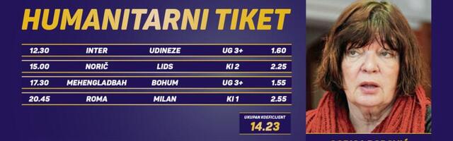 Humanitarni tiket u podne: Gorica Popović potencijalni dobitak namenjuje za Snežanu Jandrlić