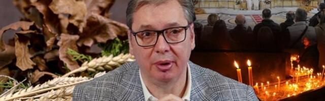 "BADNJAK NIJE SAMO OBIČAJ, VEĆ SIMBOL DOMA, KORENA I TOPLINE" - Vučićeva moćna čestitka za Badnji dan: Predsednik pozvao na mir u srcima i odgovornost u rečima i delima! (FOTO)