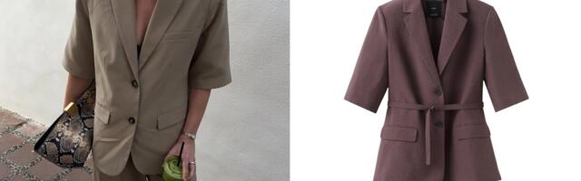 Profesionalni i stylish izgled i na +30°C ? Da, uz ovaj blejzer!