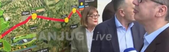 ZA DVE I PO GODINE ZAVRŠAVAMO CEO FRUŠKOGORSKI KORIDOR! Vučić obilazi radove na mostu preko Dunava kod Petrovaradina: Moralo je makar za godinu brže! (FOTO)