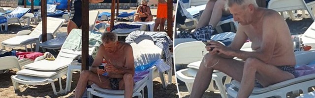 (VIDEO) Glumca napao insekt na plaži: Brstina čačka uši, sve predrasude ruši!