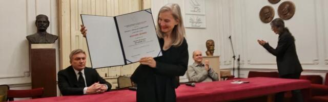 Bojana Denić dobitnica nagrade "Matilda Trifunović"