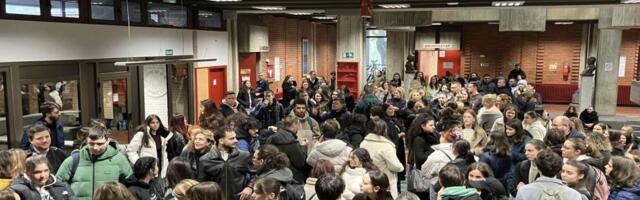 VIDEO: Protest na Filozofskom fakultetu u Novom Sadu zbog "osvete uprave"