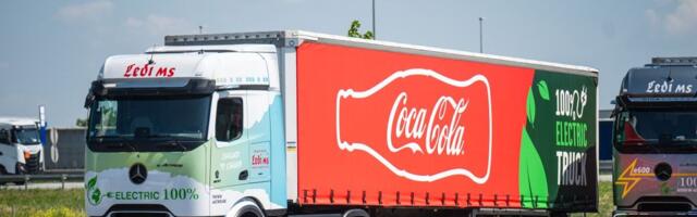 Prvi električni šleperi kompanije Coca-Cola HBC Srbija na najdužoj ruti u domaćem transportu