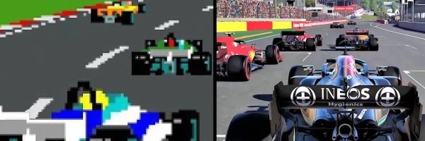 Evolucija F1 video igara od arkada do modernih foto-realističnih naslova