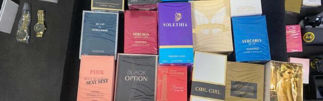 MUP: Oduzeta veća količina garderobe i parfema, krivične prijave protiv četiri osobe
