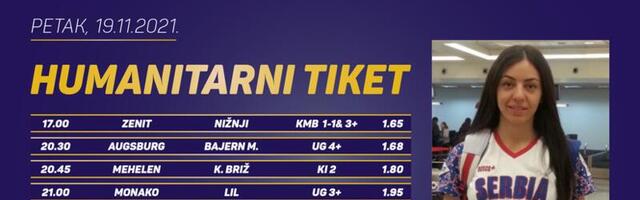 Humanitarni tiket u podne: Nina Micić tipuje za lečenje Dušana Jovanovića