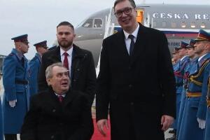 Вучић се данас састаје са Земаном, заједно отварају реновирани Чешки дом