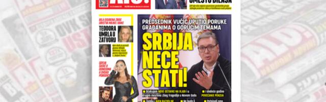 SRBIJA NEĆE STATI  Predsednik Vučić uputio poruke građanima o gorućim temama