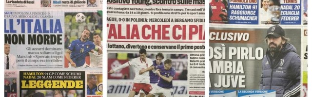 Buongiorno Italia: Ibra preti Interu, Pirlo rotira 15 igrača