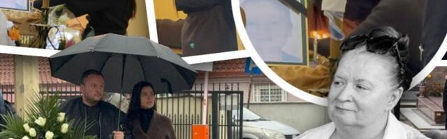 PRIZOR KOJI JEŽI DO KOSTIJU! Milica Pavlović se SLOMILA nad kovčegom Ljiljane Jorgovanović - jecaji odzvanjaju kapelom! (VIDEO)